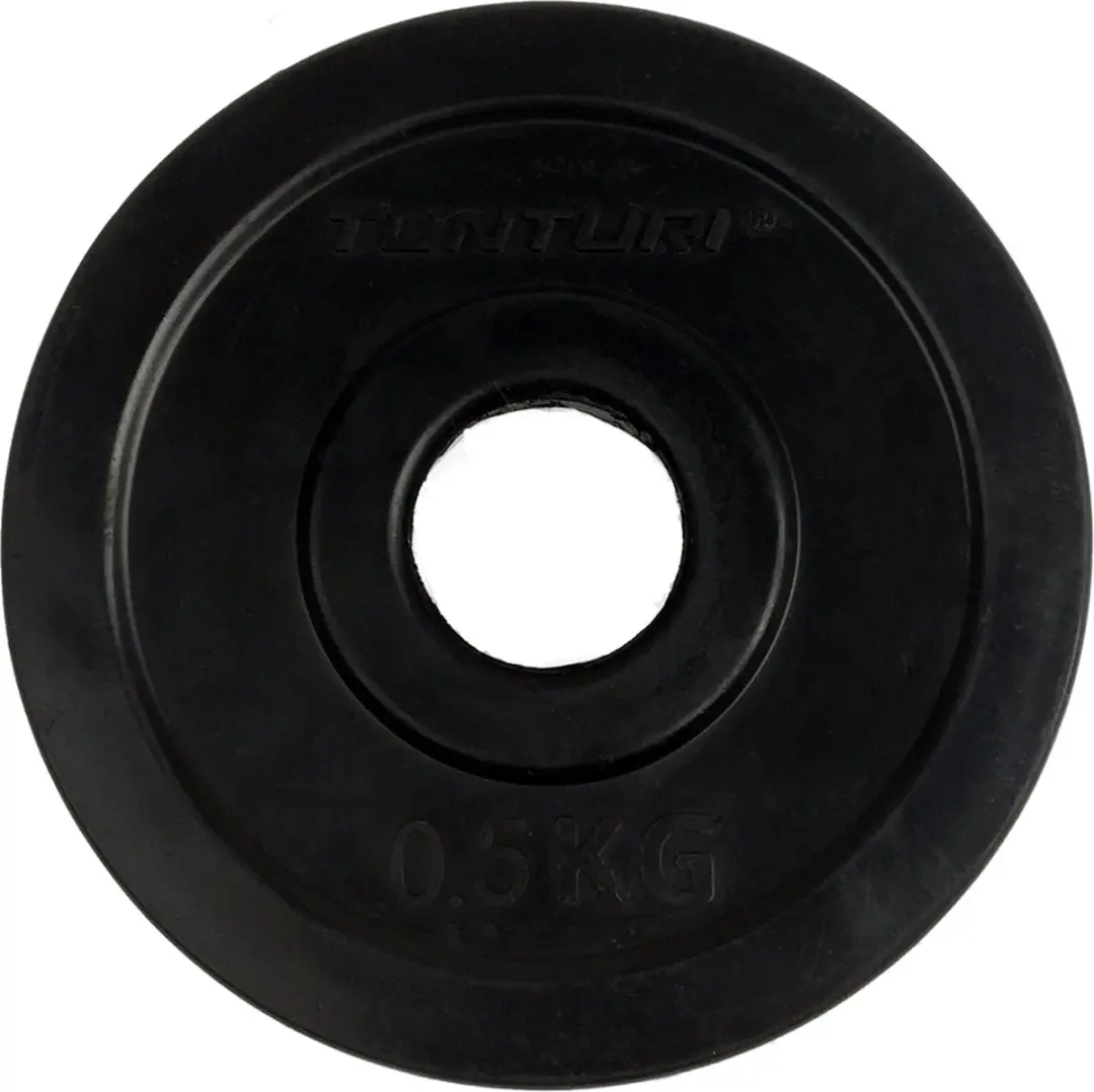 Tunturi Halterschijven 2x0,5kg - 30mm - Zwart