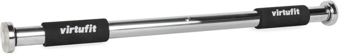 VirtuFit Combideal Optrekstang & Opdruksteunen - Zwart/Zilver