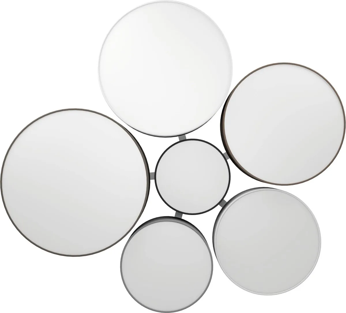 Eglo Pastore Plafondlamp Ø99cm - 6 Lichtpunten - Wit/Grijs/Zwart/Bruin