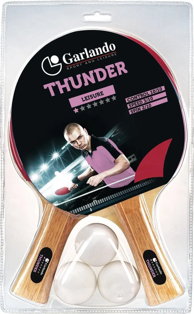 Garlando Thunder Tafeltennis Set