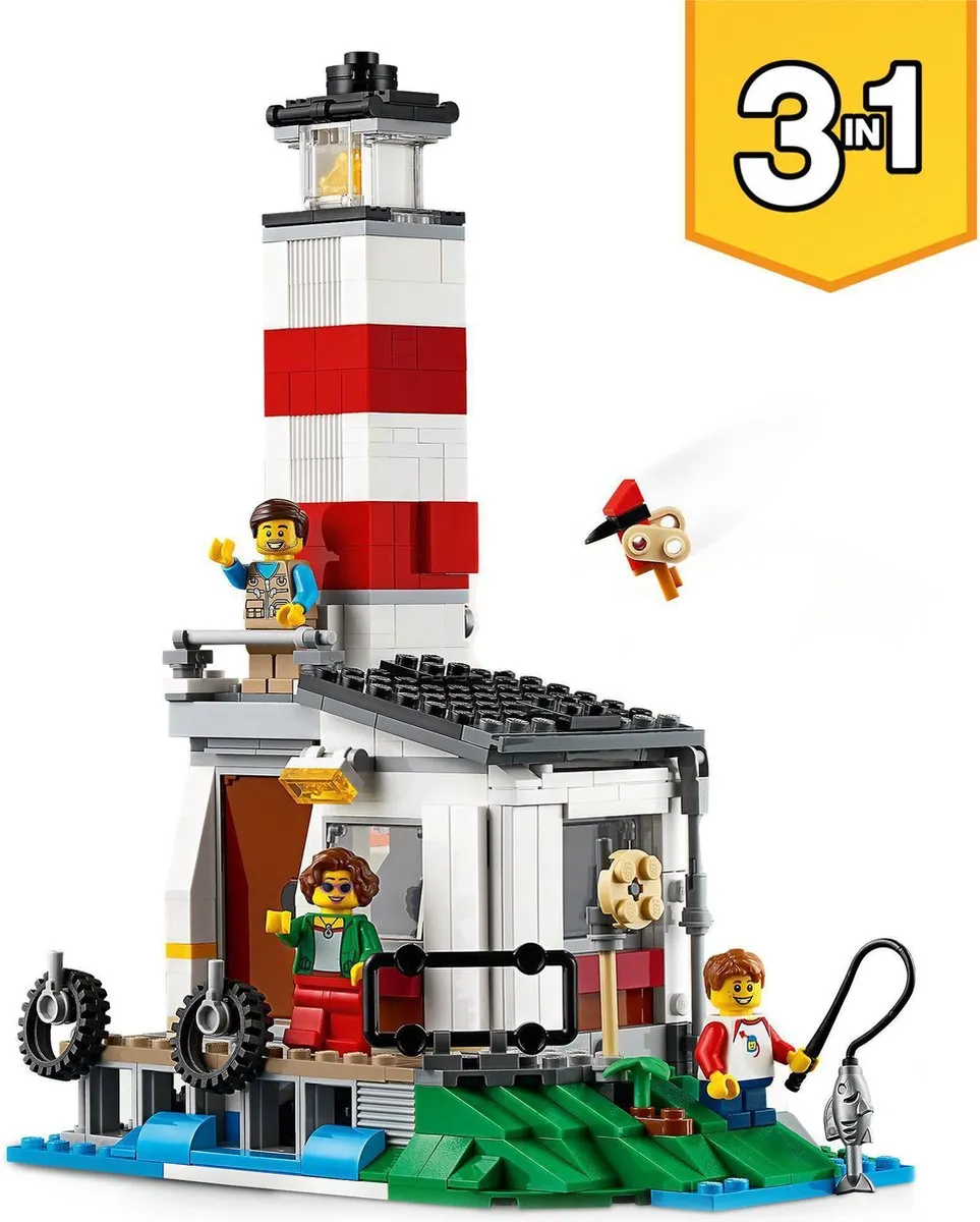 LEGO Creator 31108 Familievakantie met Caravan - 766 Stukken - afbeelding 2 van 6