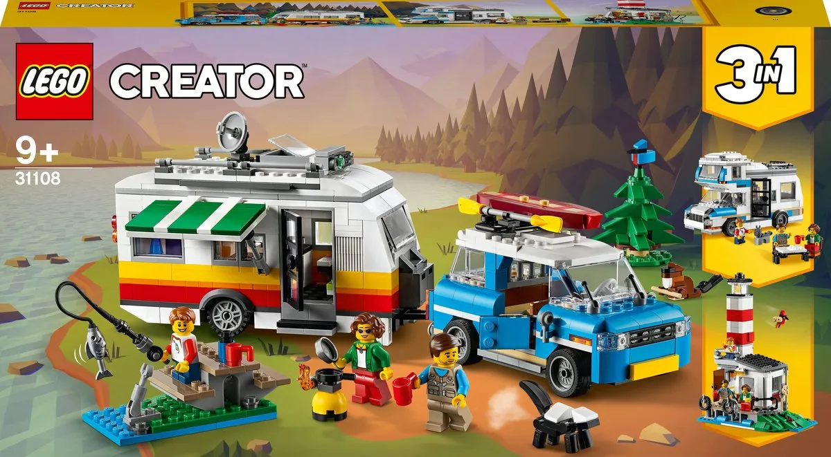 LEGO Creator 31108 Familievakantie met Caravan