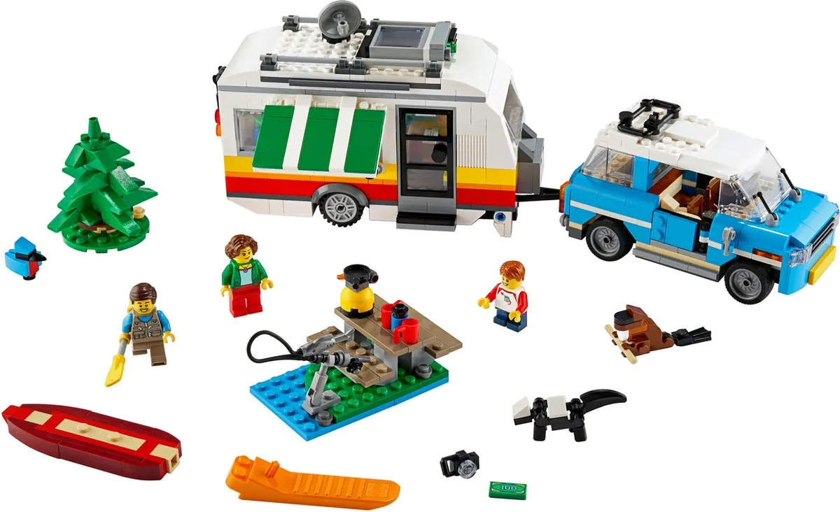 LEGO Creator 31108 Familievakantie met Caravan - 766 Stukken - afbeelding 6 van 6