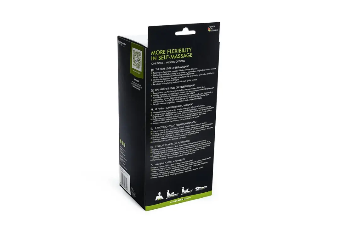 BLACKROLL DUOFLEX 12 Foam Roller - Zwart