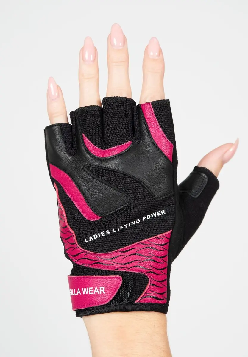 Gorilla Wear Dames Fitness Handschoenen 2.0 M - Zwart/Roze