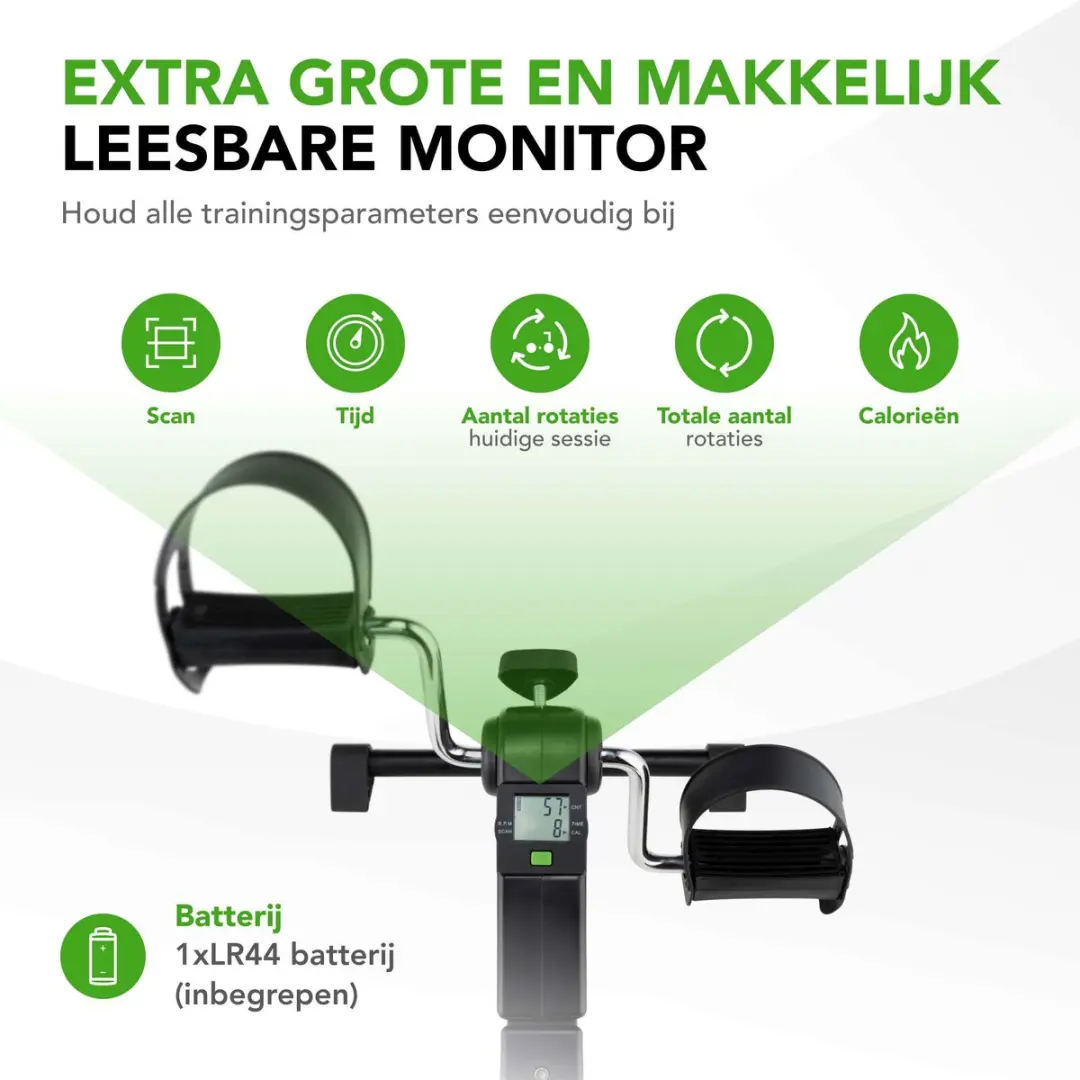 Tunturi Mini Bike Stoelfiets Magnetisch - Zwart