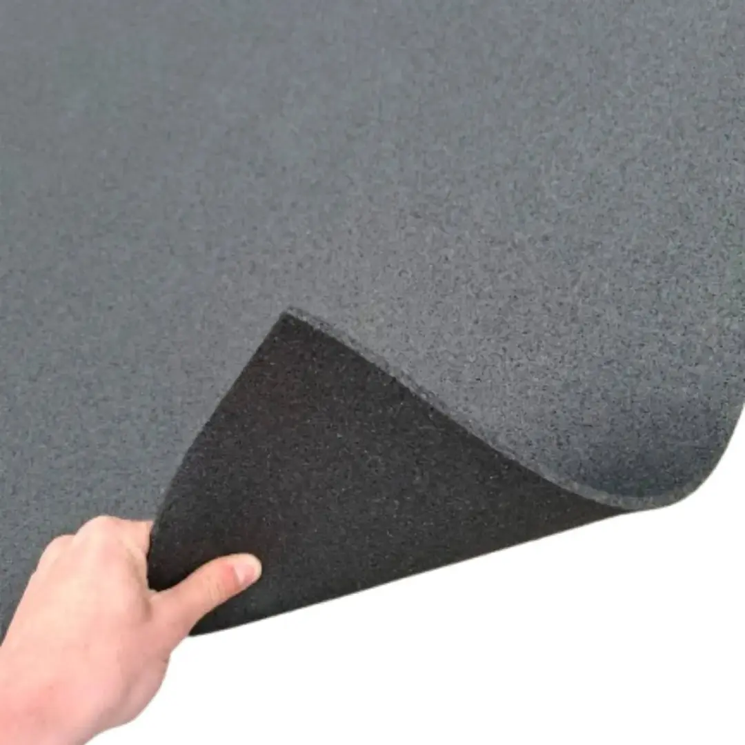 NRG fitness Heavy Duty Onderlegmat 220x100cm - 0,6cm Zwart