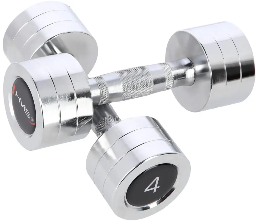 HMS Chroom Dumbbell Set 2x10kg - Multi