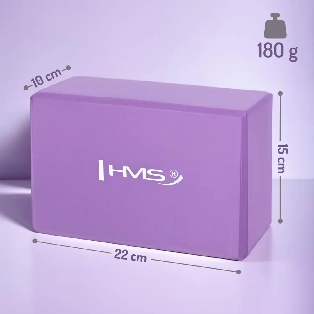 HMS KJ01 Yogablok - EVA Schuim - Lichtgewicht - Violet
