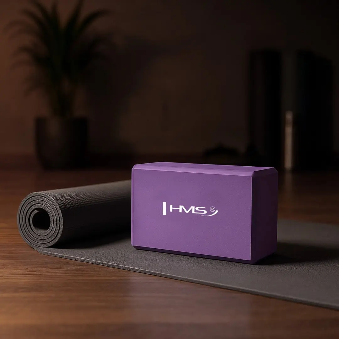 HMS KJ01 Yogablok - EVA Schuim - Lichtgewicht - Violet - afbeelding 6 van 6