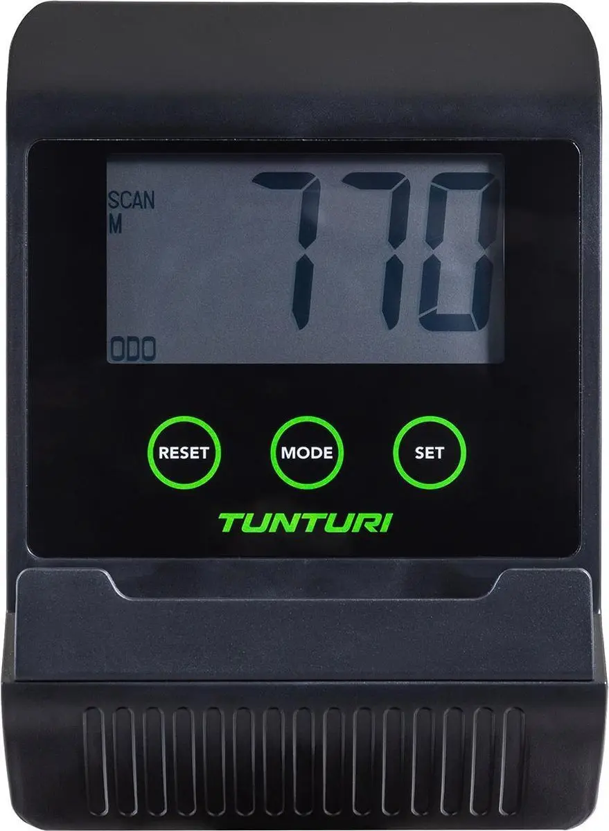 Tunturi Cardio Fit R25 Roeitrainer - 8 Weerstanden - Zwart/Groen/Grijs
