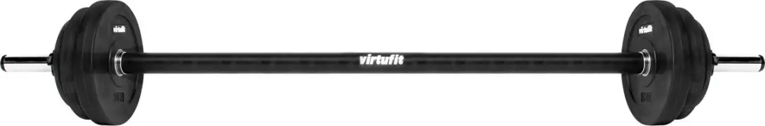 Virtufit Aerobic Pump Halterset Pro 20kg - Halterstang met Gewichten - Zwart/Rubber - afbeelding 6 van 6