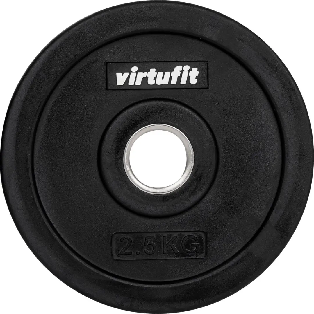 Virtufit Aerobic Pump Halterset Pro 20kg - Halterstang met Gewichten - Zwart/Rubber