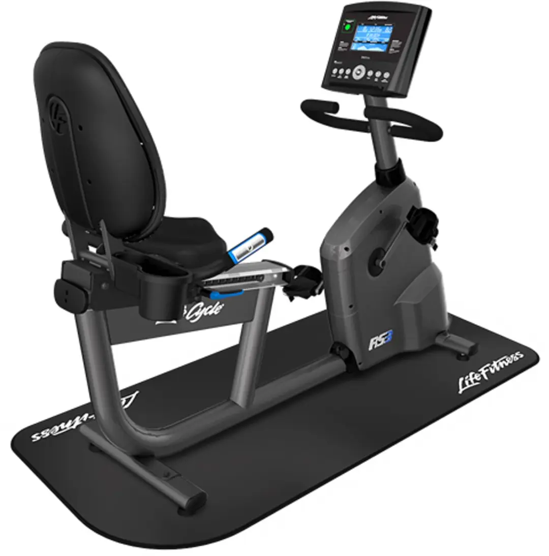 Life Fitness Premium Onderlegmat 250x100cm - Zwart