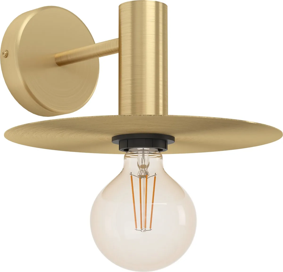 Eglo Escandell Wandlamp E27 - 25cm - Goud