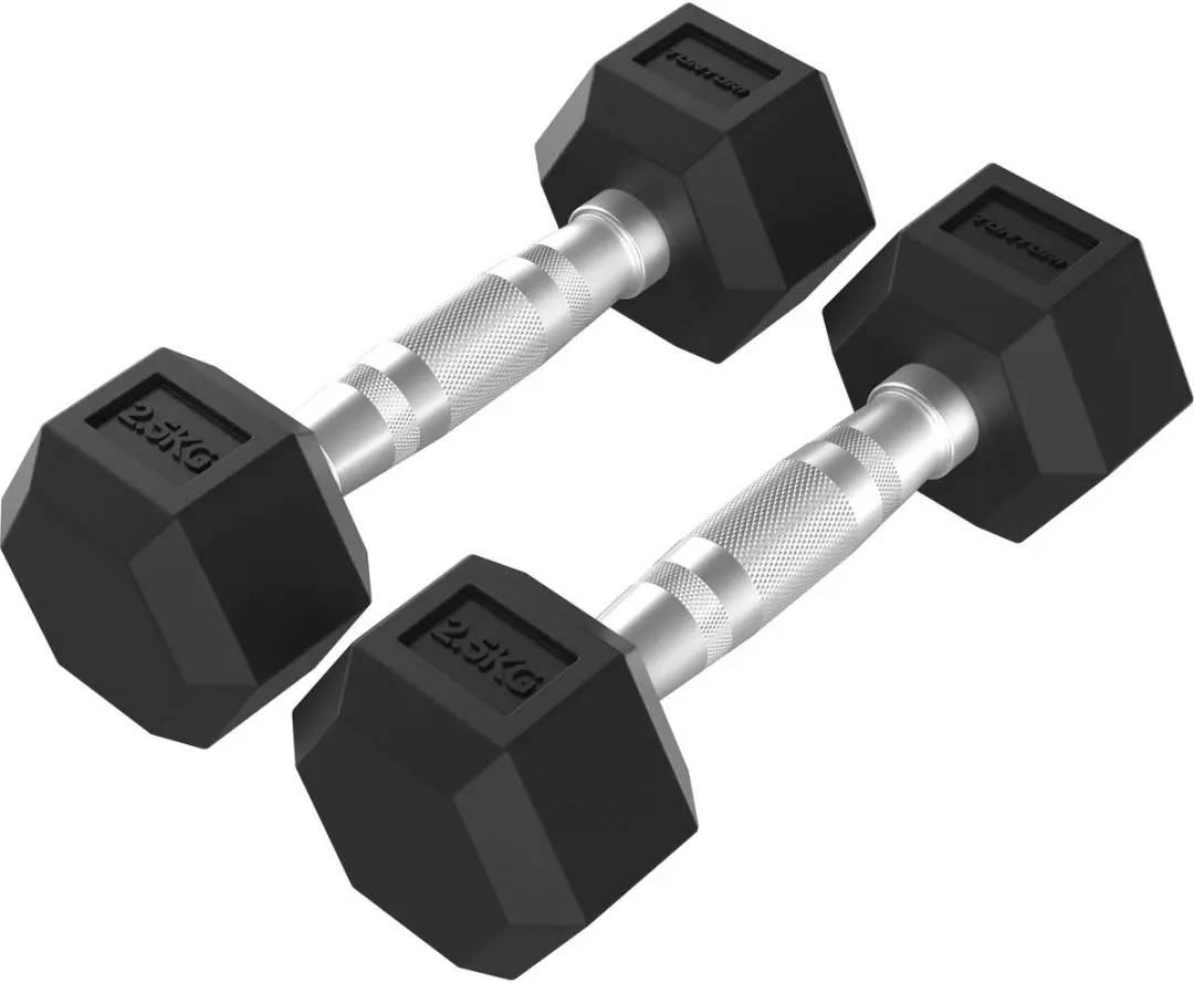 Tunturi Platinum Hexa Dumbbellset 2x 2.5kg