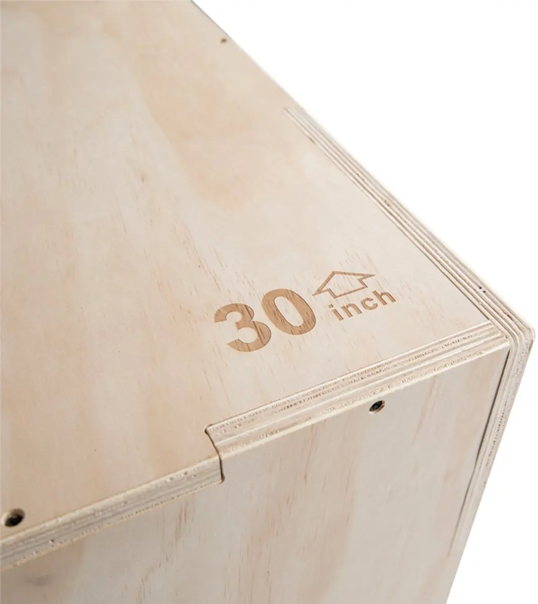 Virtufit Houten Crossfit Plyo Box 3-in-1 50x60x75cm - Bruin
