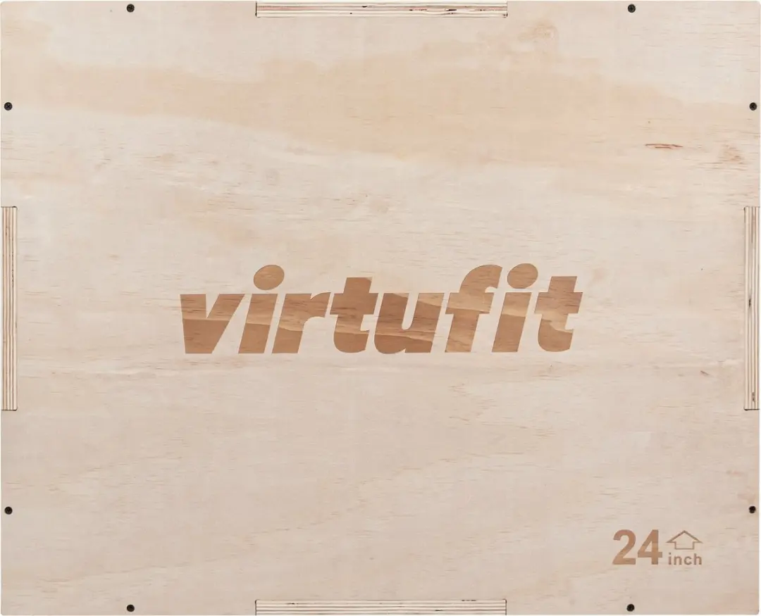 Virtufit Houten Crossfit Plyo Box 3-in-1 50x60x75cm - Bruin