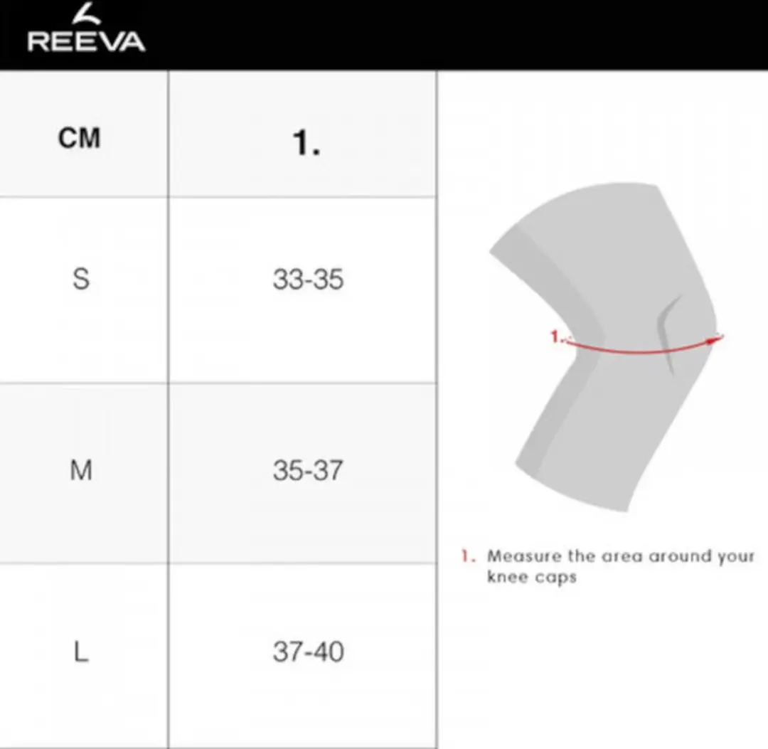 Reeva Knee Sleeves 5mm - Zwart