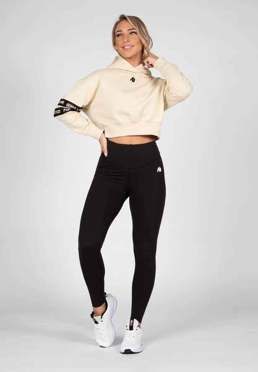 Gorilla Wear Tracey Cropped Hoodie - Beige XL