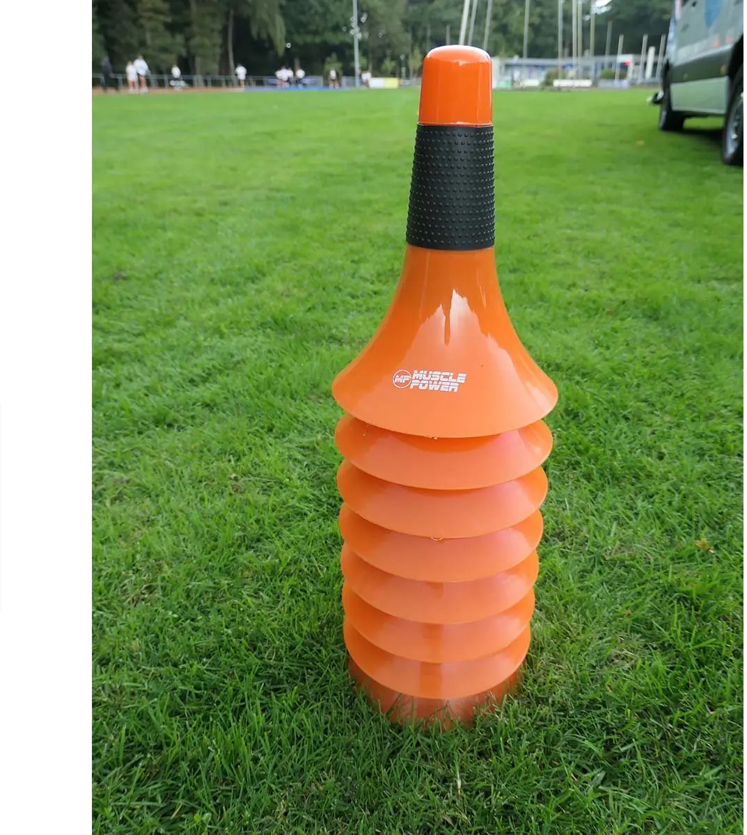 Muscle Power Speed Cones MP1079 - 4 Stuks - Zwart/Orange