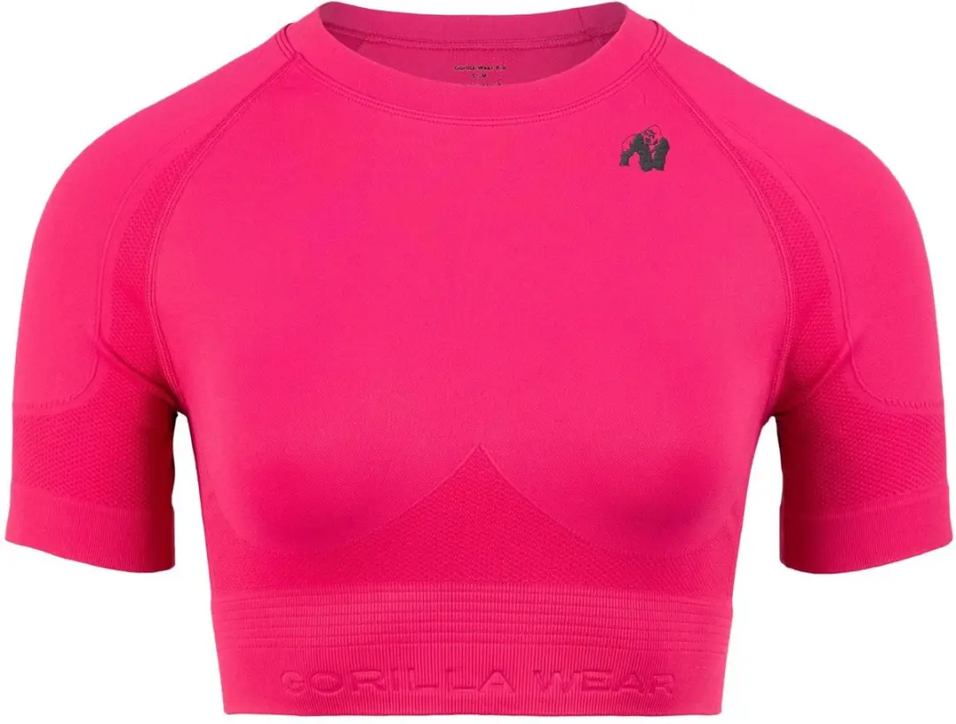Gorilla Wear Whitney Seamless Crop Top - Roze L/XL