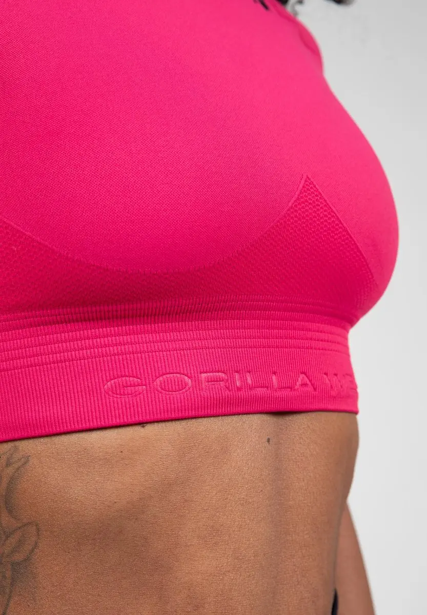 Gorilla Wear Whitney Seamless Crop Top - Roze L/XL