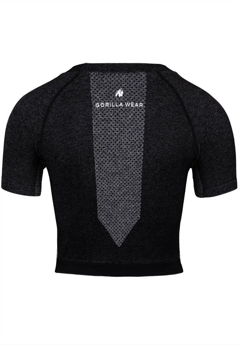 Gorilla Wear Selah Seamless Crop Top Zwart - S/M