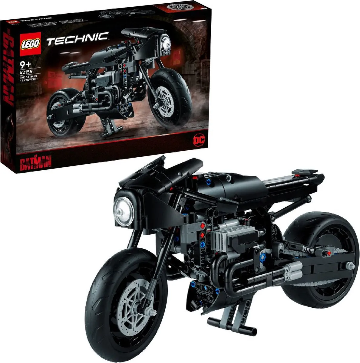 LEGO Technic The Batman-Batcycle 42155 Bouwkit - 641 Stukken - afbeelding 3 van 6