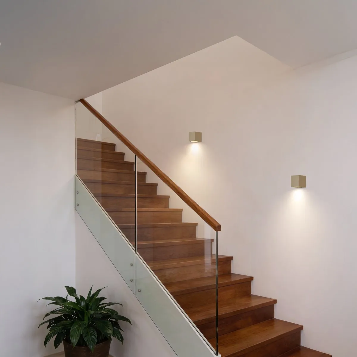 Calex Sanremo Wandlamp GU10 IP54 - 35W - Zand - 4 Stuks - afbeelding 6 van 6