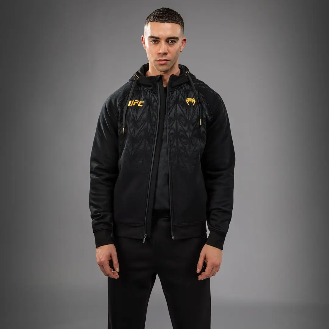 UFC Zenith by Venum Replica Champion Zip Hoodie XXL - Zwart/Goud