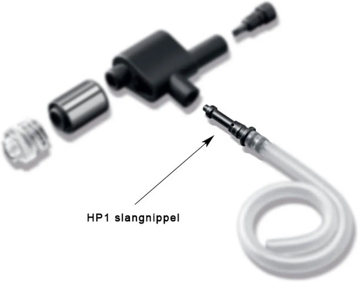 Jura HP1 Koppeling Melkslang 69490 - Zwart