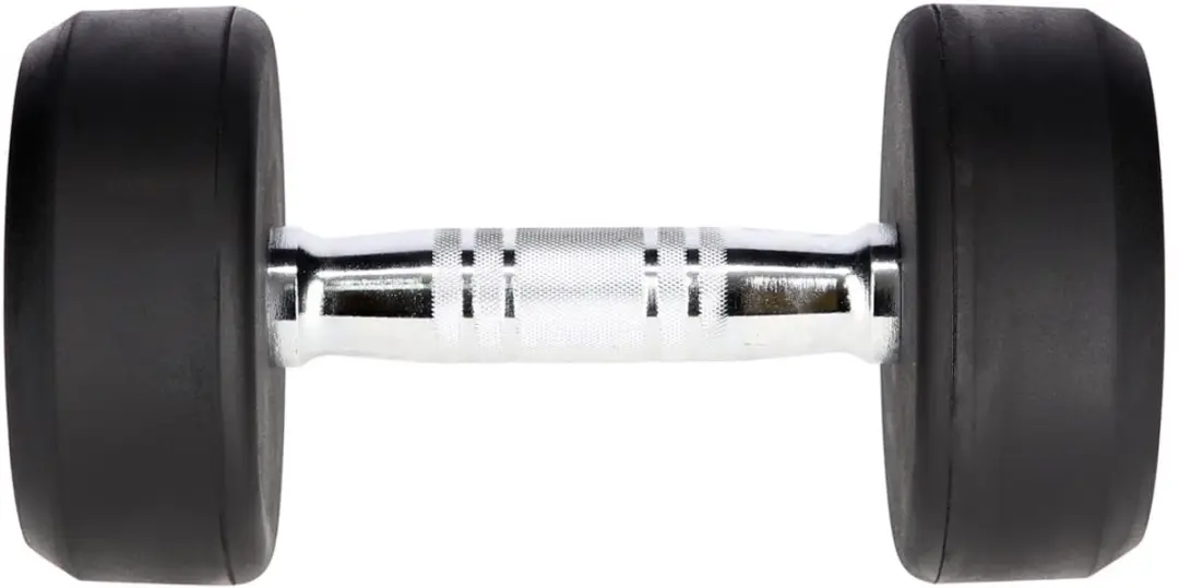 HMS HG PRO Rubber Dumbbell 8kg - Zwart