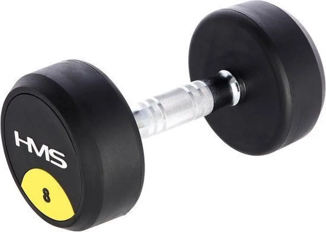 HMS HG PRO Rubber Dumbbell 8kg