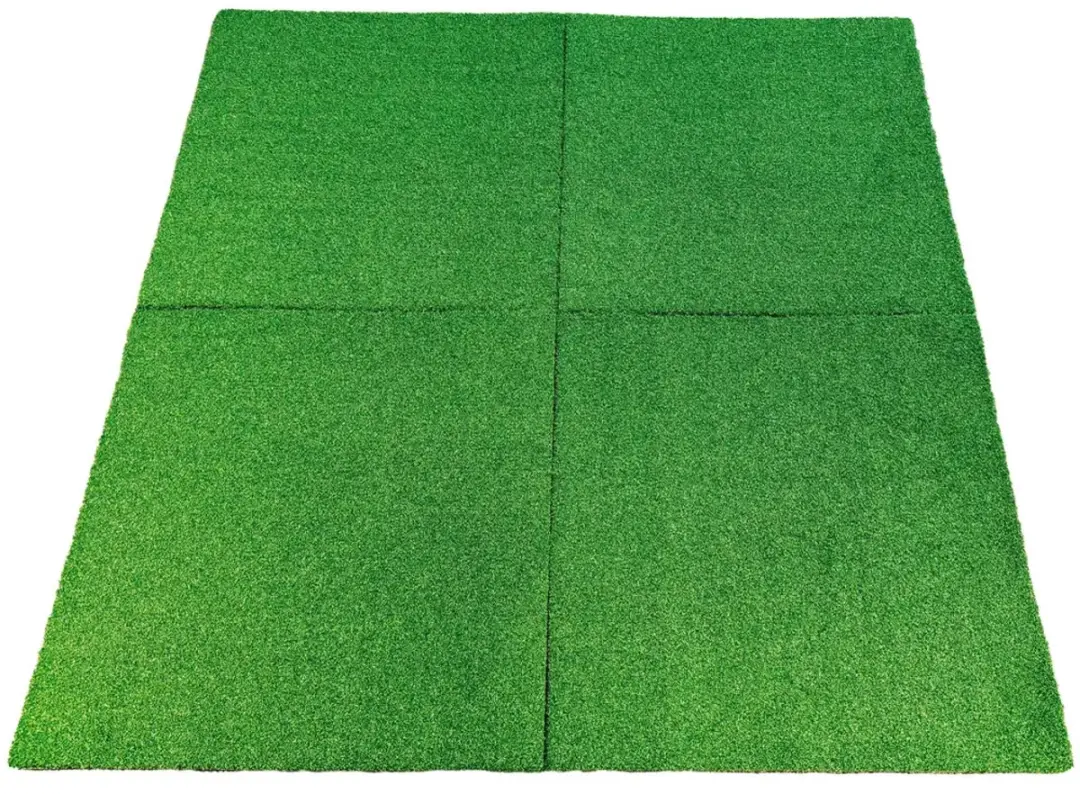 Toorx Professional Kunstgrastegel 100x100cm - 2cm - Groen