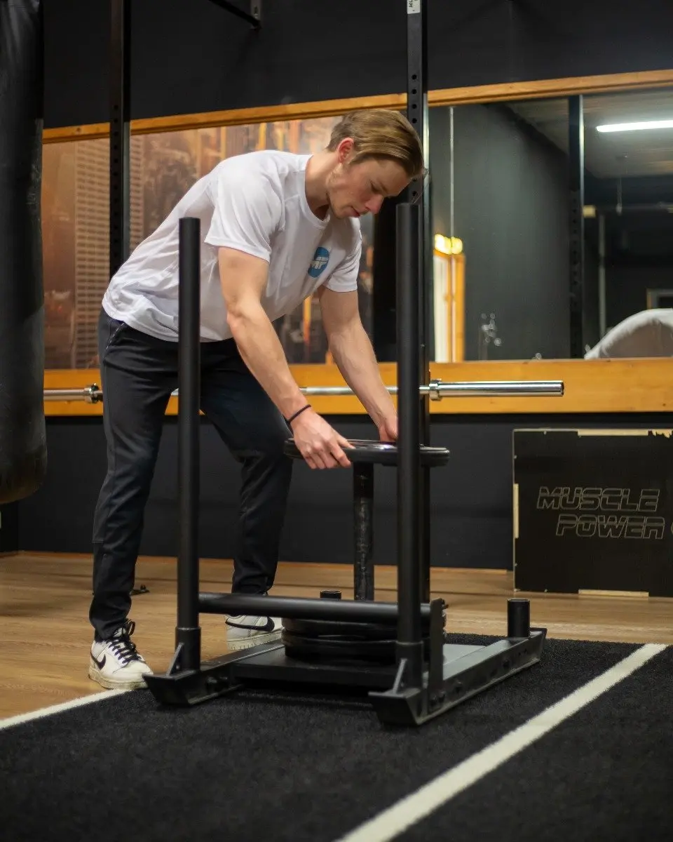 Muscle Power Powersled Pro - Zwart