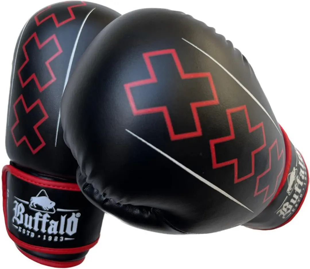 Buffalo Winner Bokshandschoenen 10oz - Zwart/Rood