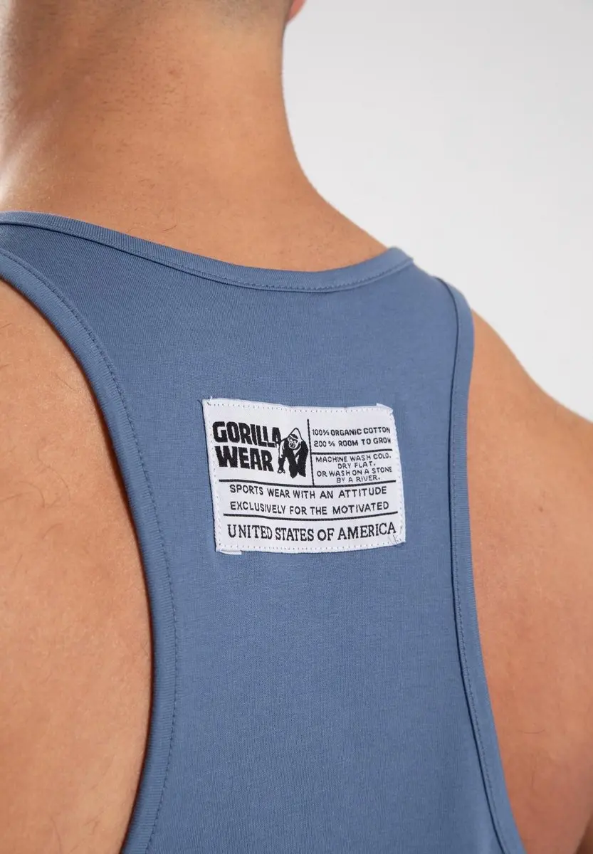 Gorilla Wear Classic Tank Top - Coronet Blauw M
