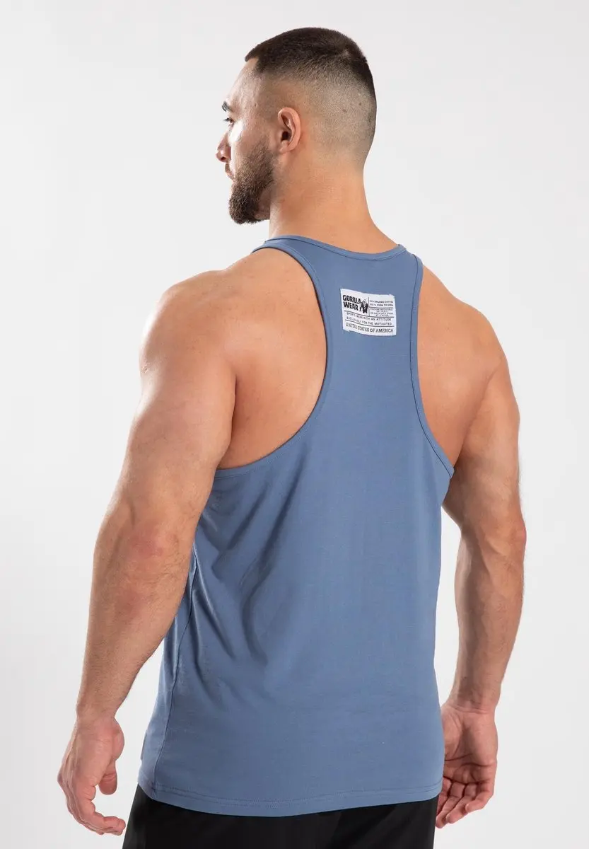 Gorilla Wear Classic Tank Top - Coronet Blauw M