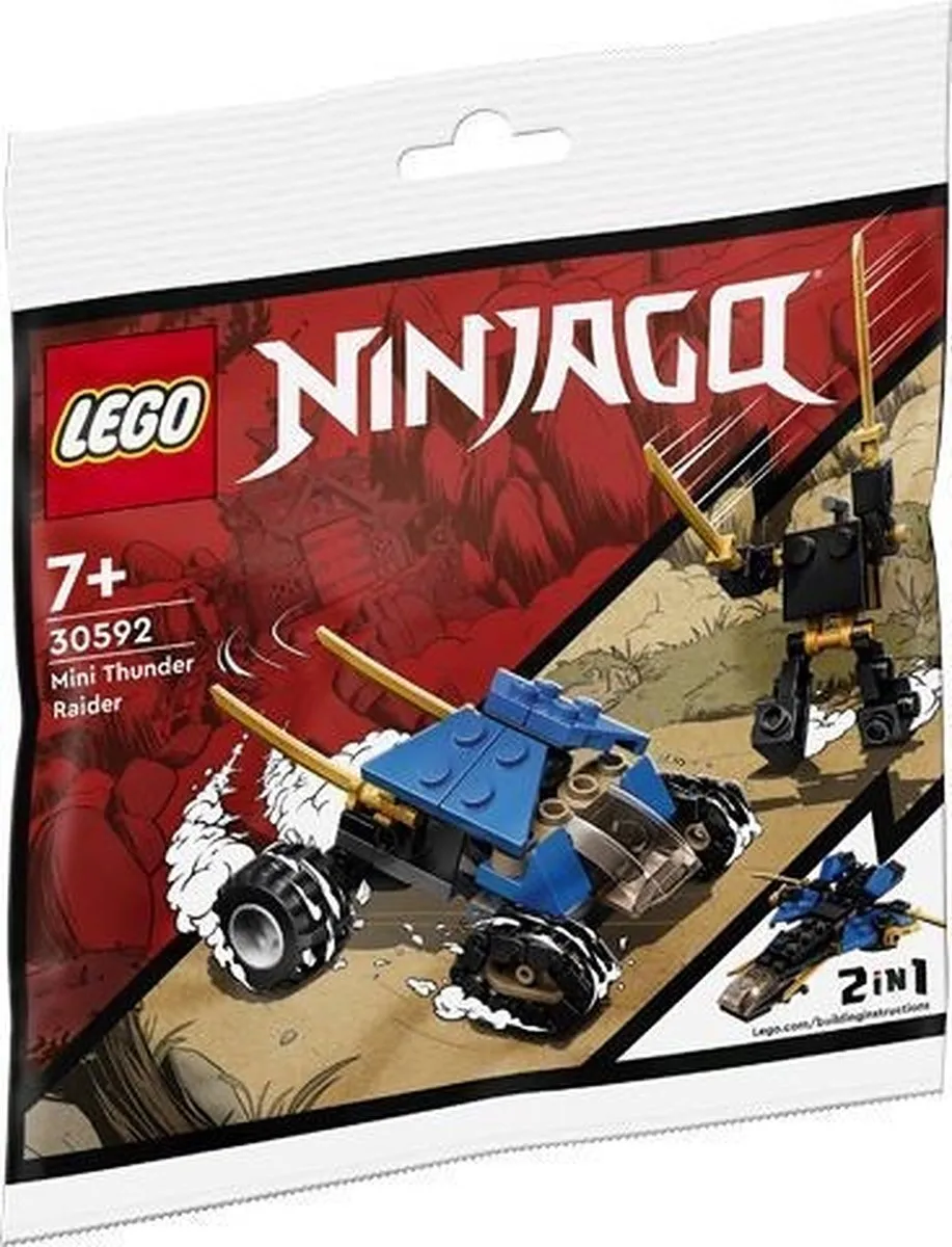 LEGO Ninjago 30592 Mini Thunder Raider Straaljager - 69 Stukken