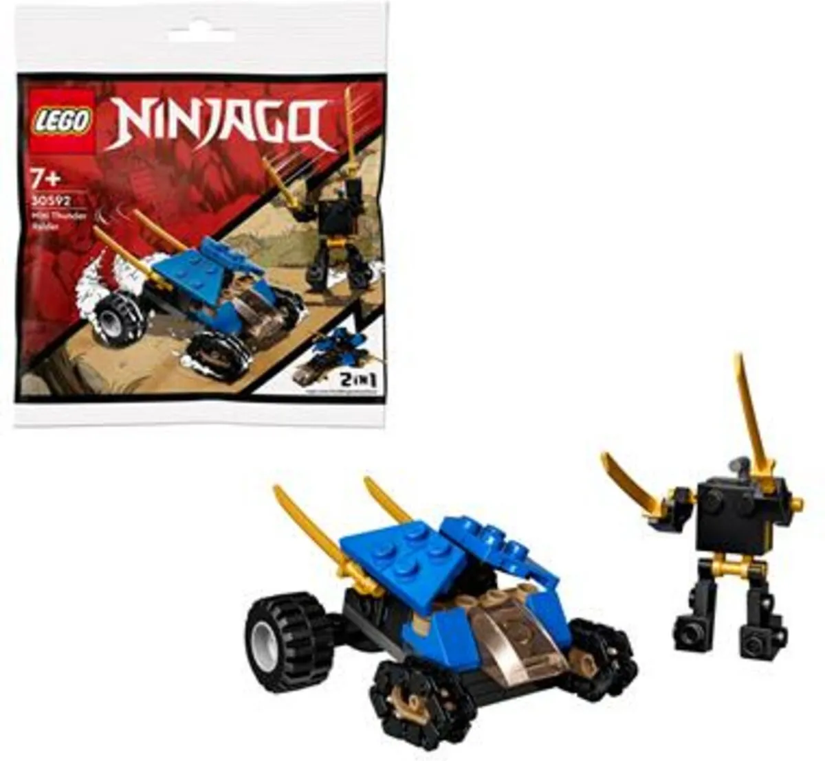 LEGO Ninjago 30592 Mini Thunder Raider Straaljager - 69 Stukken