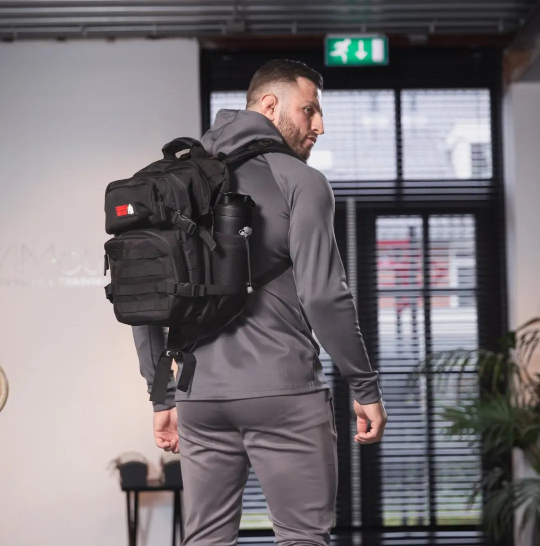 Gorilla Wear Clyde Meal Prep Rugzak 25L - Zwart