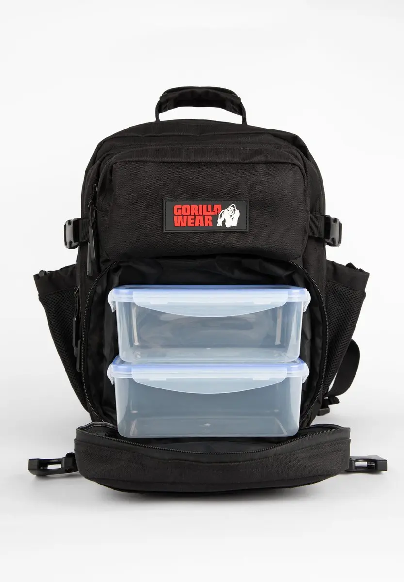 Gorilla Wear Clyde Meal Prep Rugzak 25L - Zwart