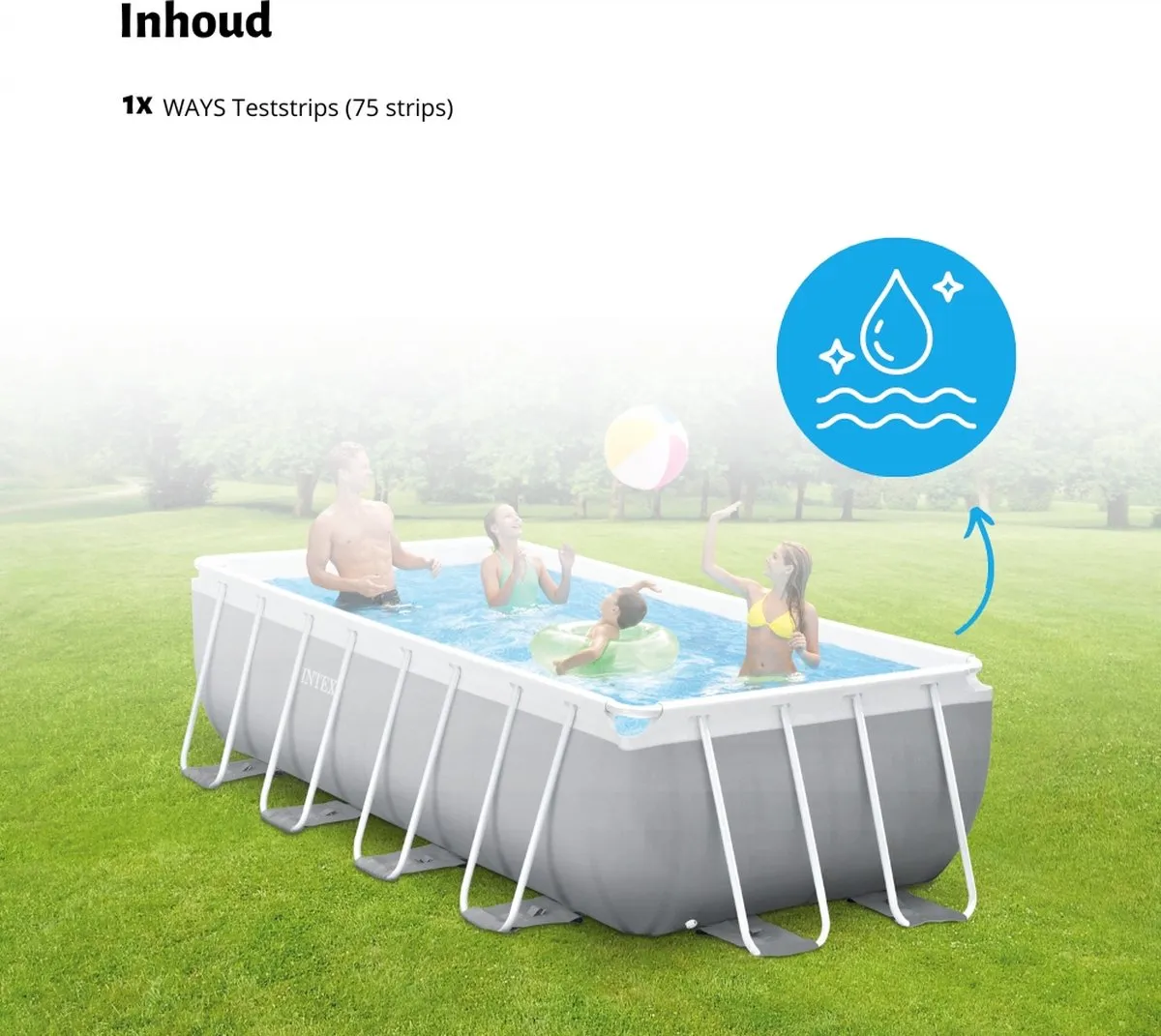 Bestway Flowclear Polysphere Balletjes 4 Stuks - Wit