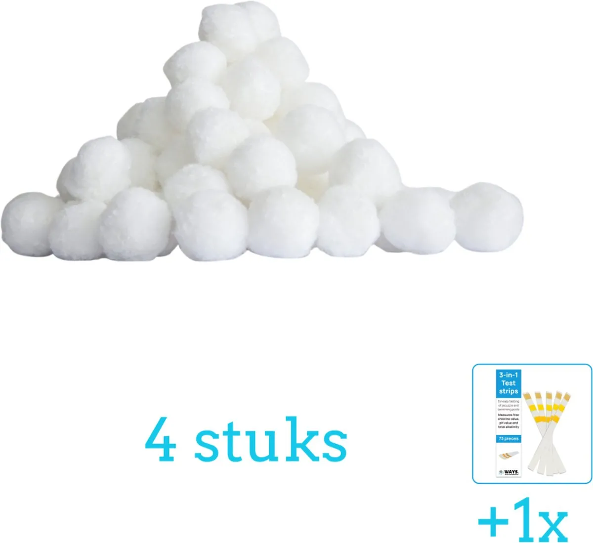 Bestway Flowclear Polysphere Balletjes 4 Stuks