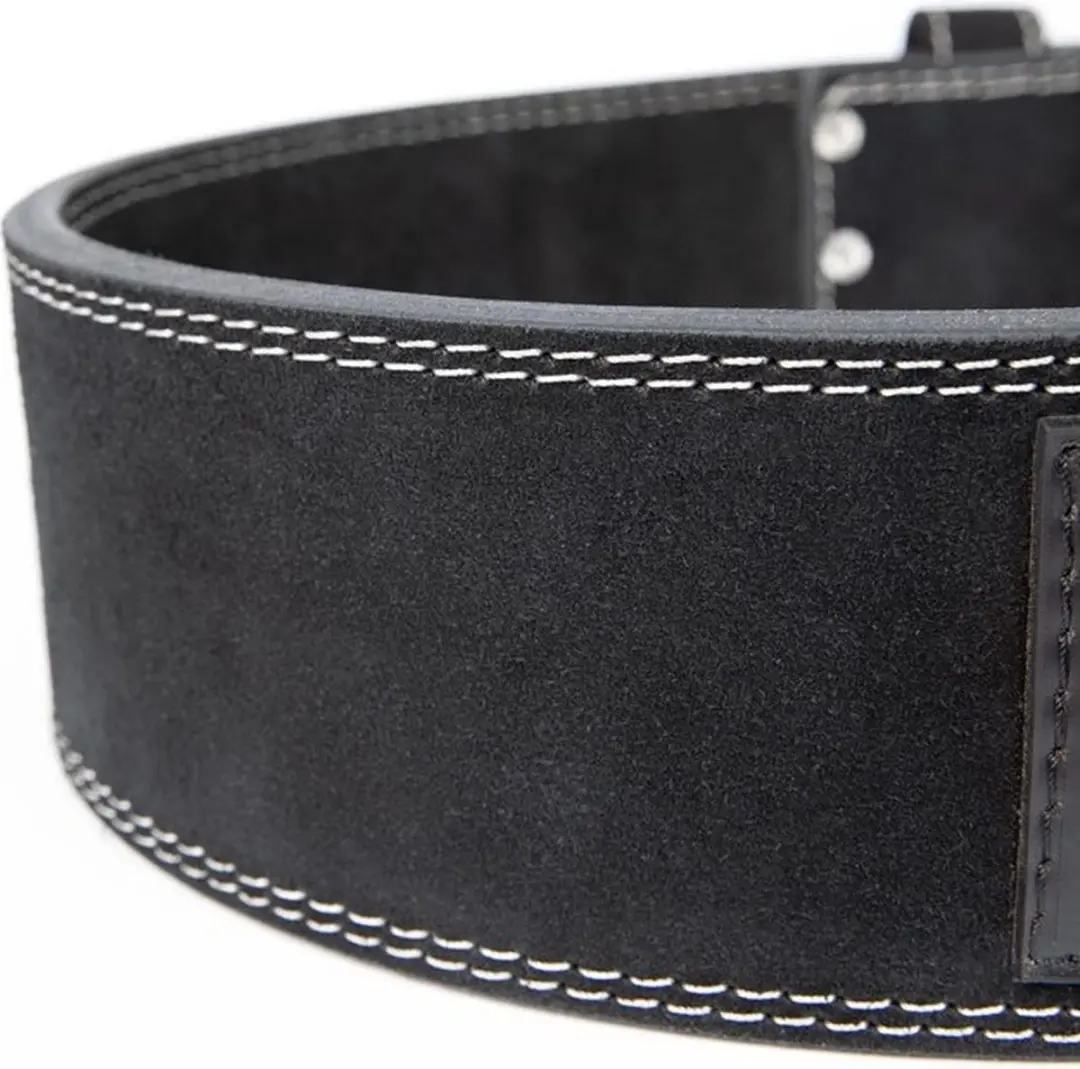 Gorilla Wear Leren Lifting Belt 4 Inch - Zwart - L/XL