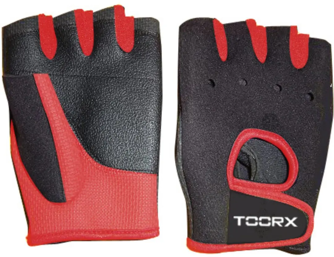 Toorx Fitnesshandschoenen Leer Rood L