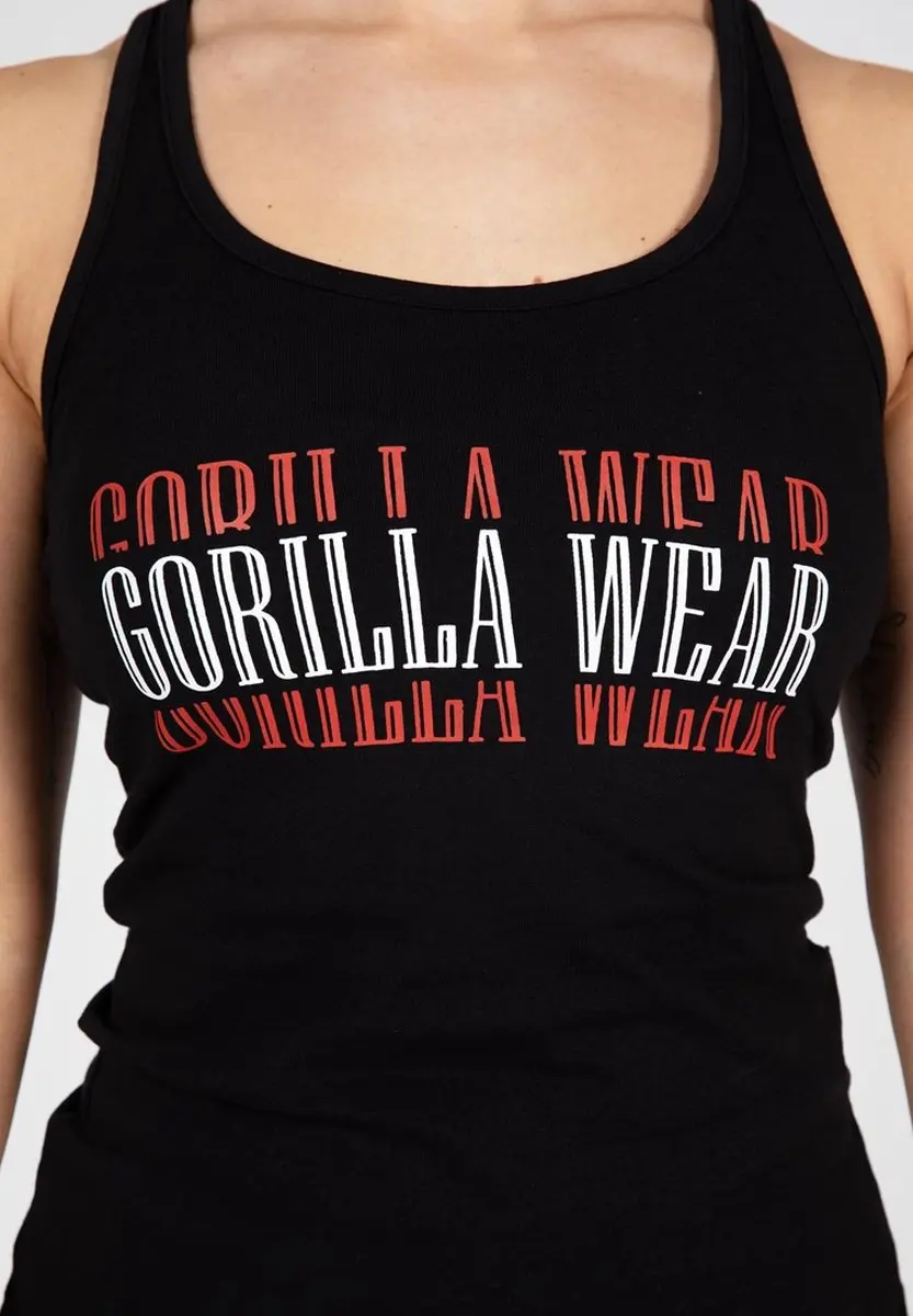 Gorilla Wear Verona Tanktop - Zwart