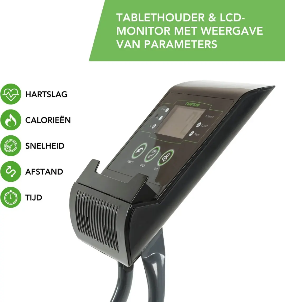 Tunturi Cardio Fit R30 Roeitrainer - 8 Weerstanden - 5 Programma's - Inklapbaar
