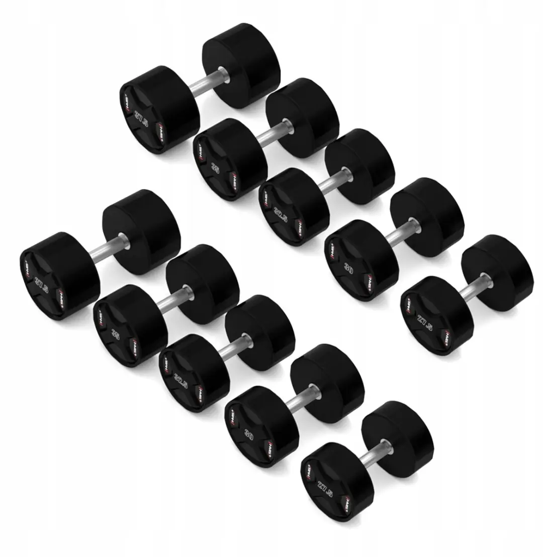 HMS Polyurethaan Dumbbells Set 2x 27,5-37,5kg